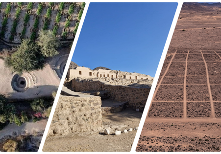 Nasca - Tour a los acueductos de Cantalloc, ruinas de paredones y telar (geoglifo)