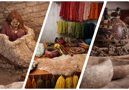 Nasca -Tour al cementerio de chauchilla, taller de textiles y taller de cerámica