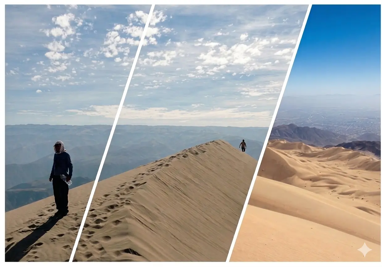 Nasca - Sandboarding en las dunas Cerro blanco